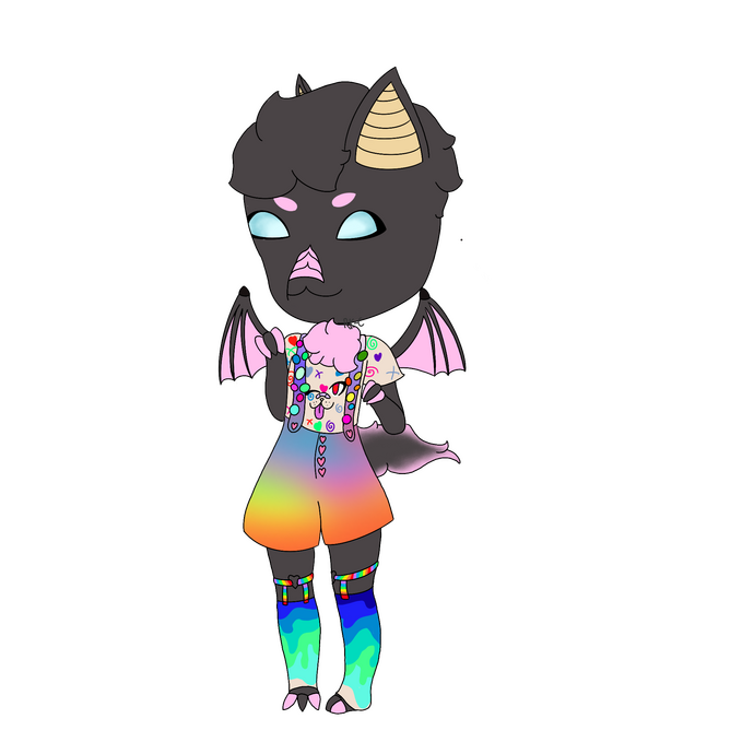NOT MY OC Softcore bat chick