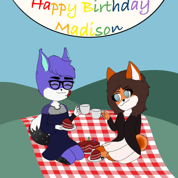 NOT MY OCs An anniversary present for two of my friends